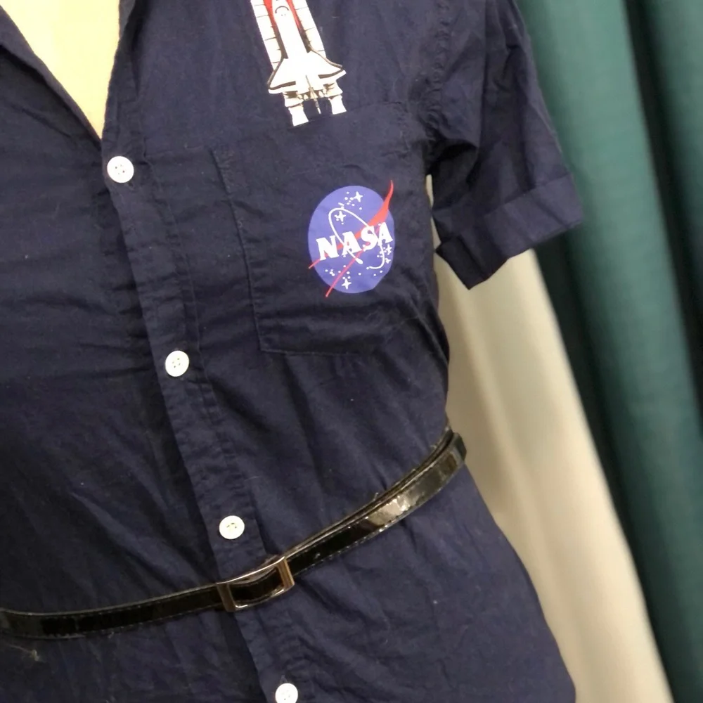Blue NASA button down - Picture 5 of 7